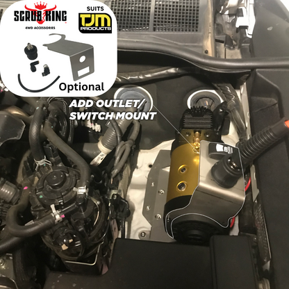 2015-2024 N80 Toyota Hilux TJM Onboard Air Compressor Mount (Engine Bay)