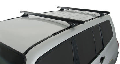 Heavy Duty RLTP Trackmount Black 2 Bar Roof Rack