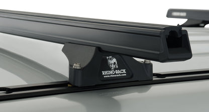 Heavy Duty RLTP Trackmount Black 2 Bar Roof Rack