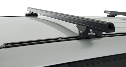 Heavy Duty RLTP Trackmount Black 2 Bar Roof Rack