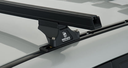 Heavy Duty RLTP Trackmount Black 3 Bar Roof Rack