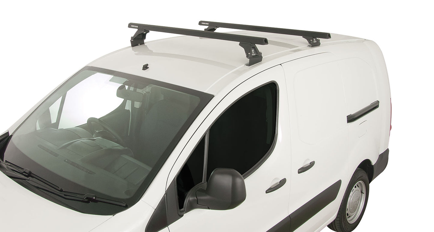 Heavy Duty RLTF Black 2 Bar Roof Rack