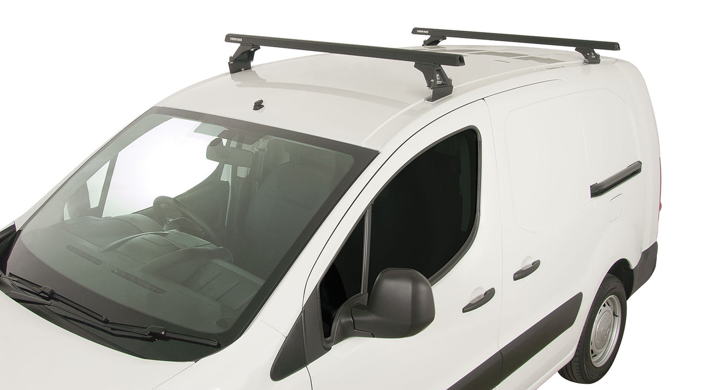 Heavy Duty RLTF Black 2 Bar Roof Rack