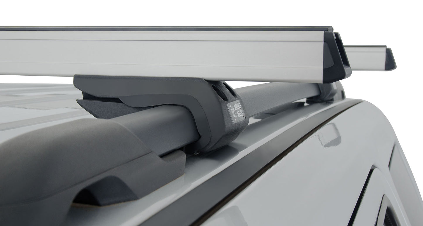 Heavy Duty CXB Silver 2 Bar Roof Rack