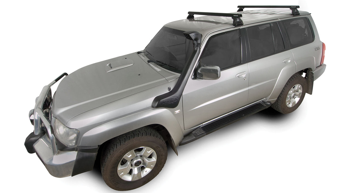 Heavy Duty RL110 Black 2 Bar Roof Rack