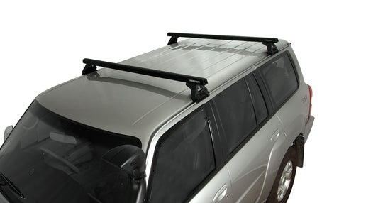 Heavy Duty RL110 Black 2 Bar Roof Rack