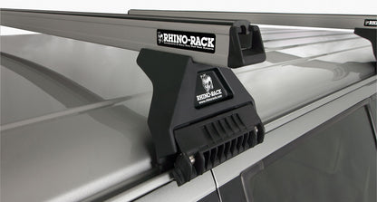 Heavy Duty RL110 Silver 2 Bar Roof Rack