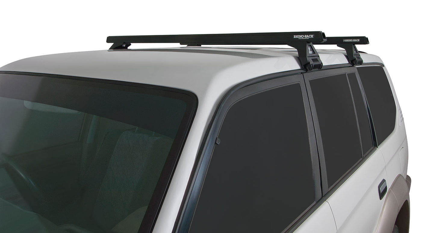 Heavy Duty RL110 Black 2 Bar Roof Rack
