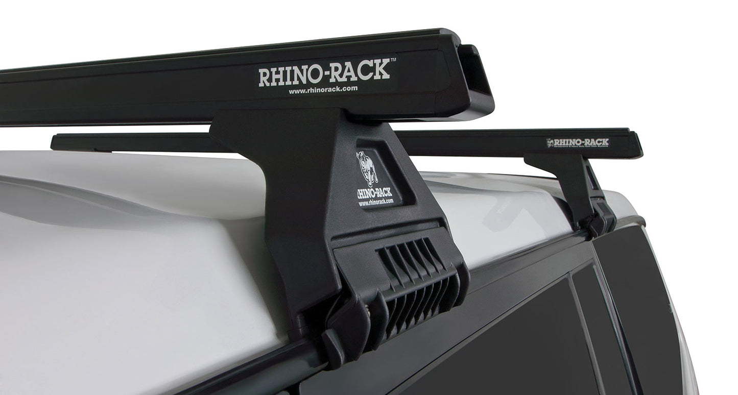 Heavy Duty RL110 Black 2 Bar Roof Rack