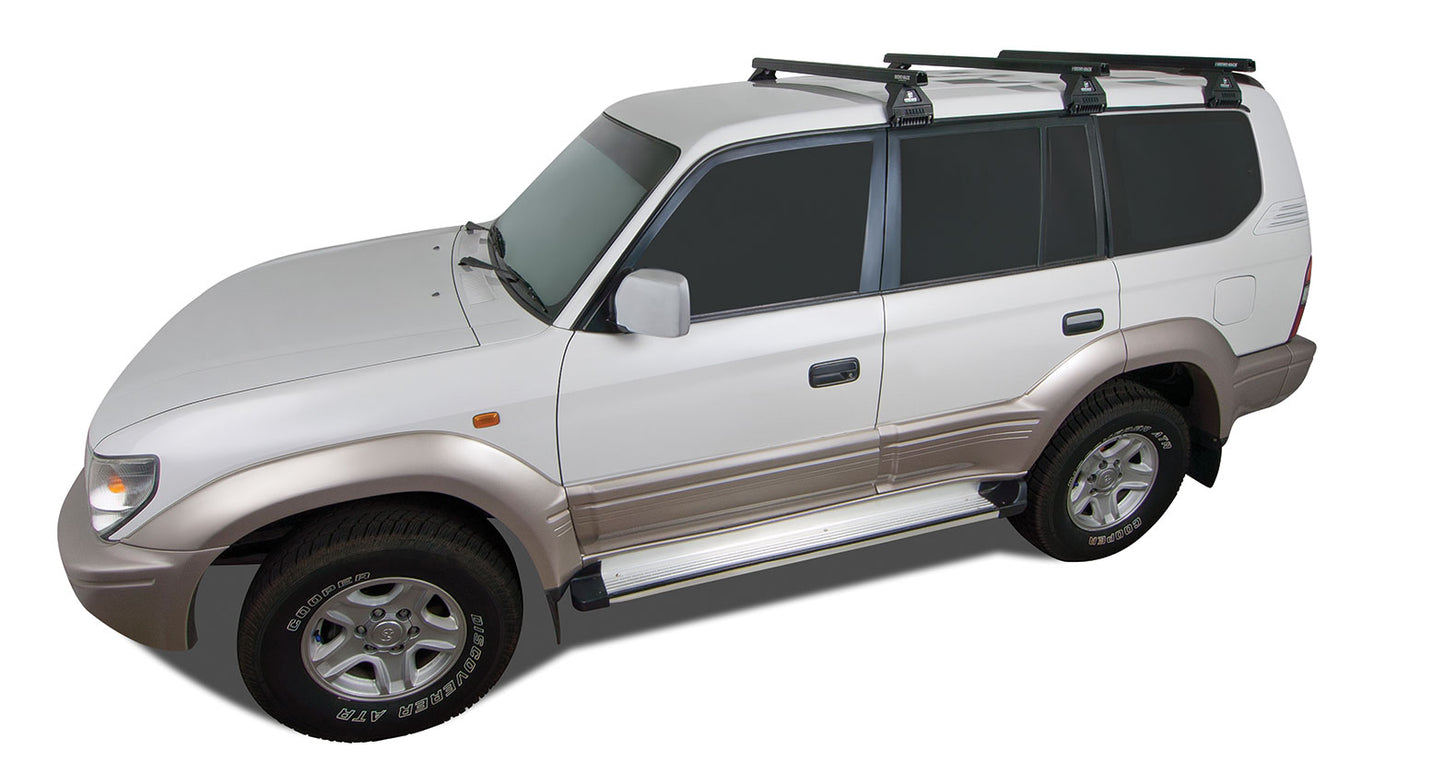 Heavy Duty RL110 Black 3 Bar Roof Rack