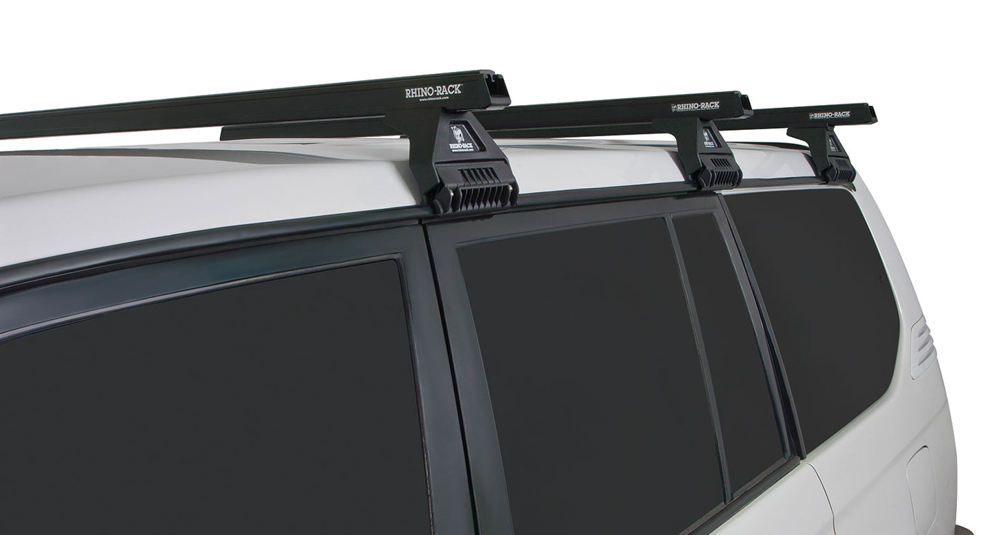 Heavy Duty RL110 Black 3 Bar Roof Rack