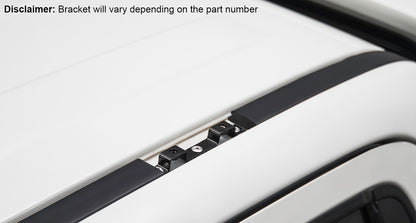 Heavy Duty RLT600 Ditch Mount Silver 2 Bar Roof Rack