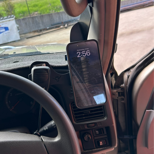 1997-2016 Nissan GU Patrol Phone and UHF Mount