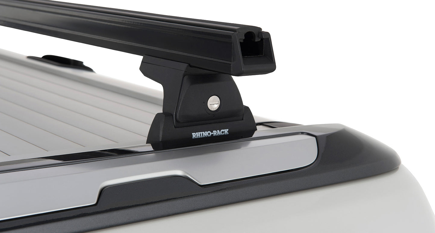 Heavy Duty RLT600 Black 2 Bar Roof Rack