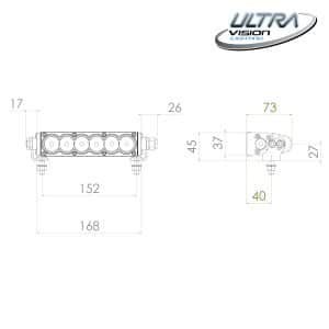 Raptor 30 LED 8.5″ Light Bar