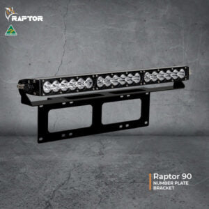 Raptor Light Bar Number Plate Mount