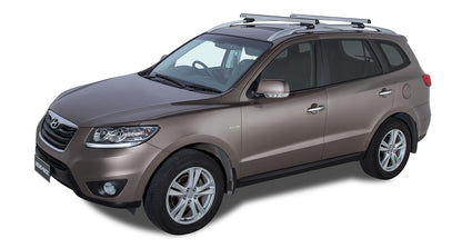 Heavy Duty CXB Silver 2 Bar Roof Rack