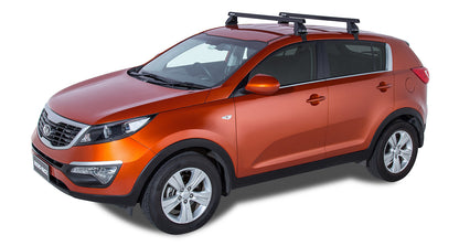 Heavy Duty 2500 Black 2 Bar Roof Rack
