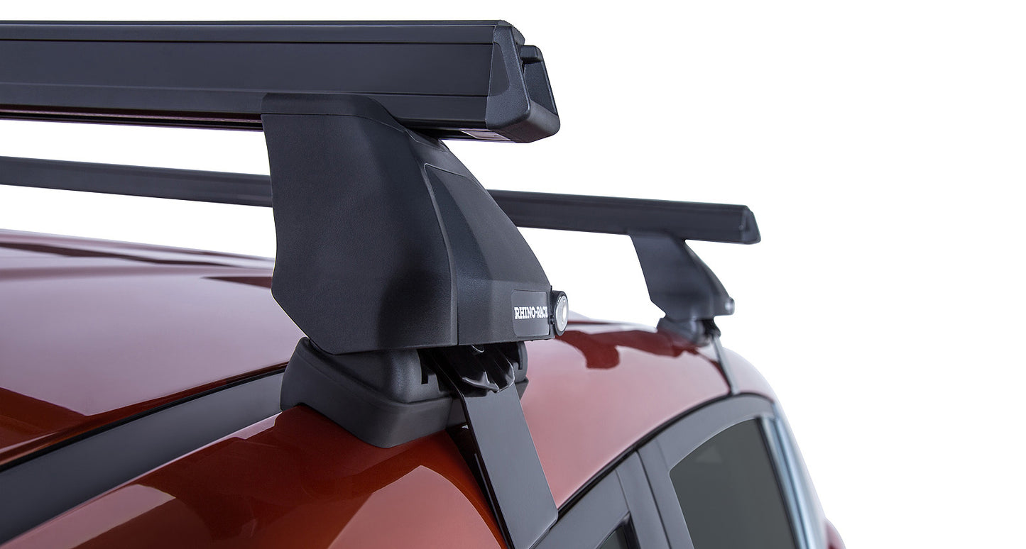 Heavy Duty 2500 Black 2 Bar Roof Rack