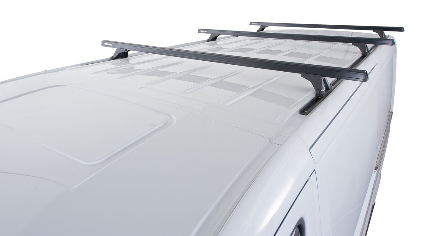 Heavy Duty RLTF Black 3 Bar Roof Rack