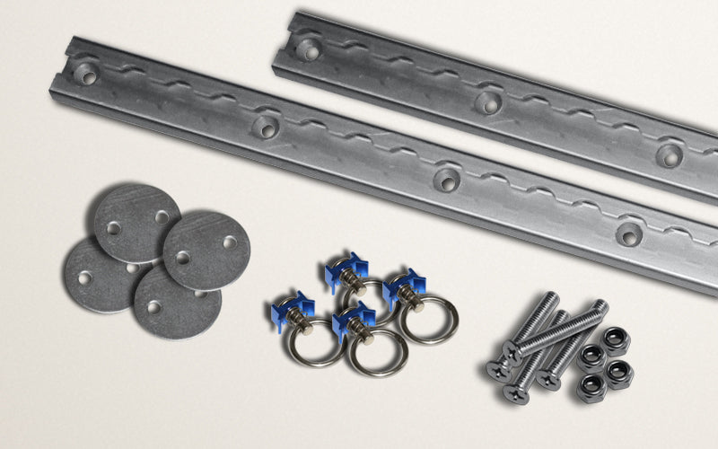 SAFEGUARD 1200mm Anchor Track Twin Pack Ring Set