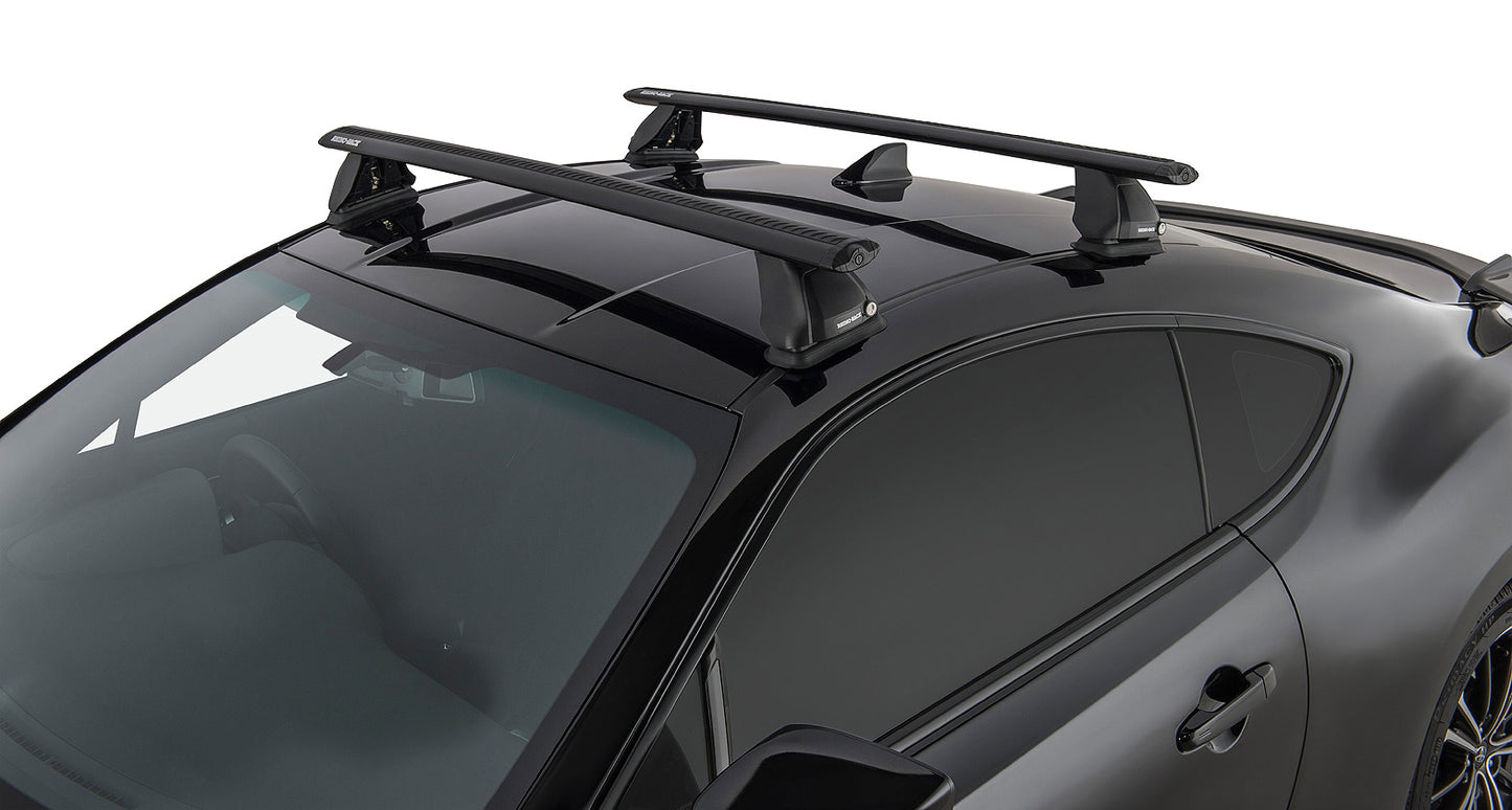 Vortex 2500 Ditch Mount Black 2 Bar Roof Rack