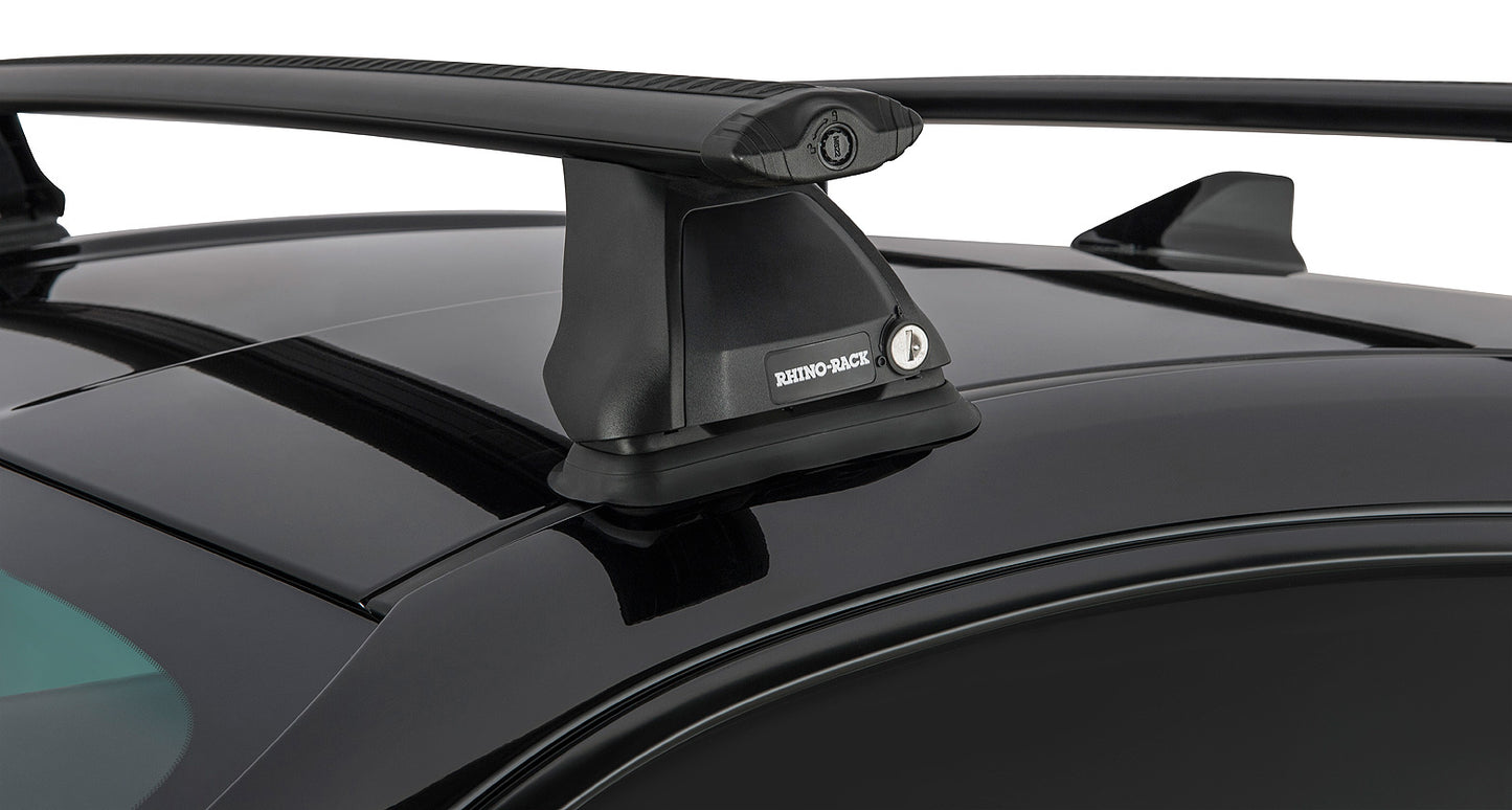 Vortex 2500 Ditch Mount Black 2 Bar Roof Rack
