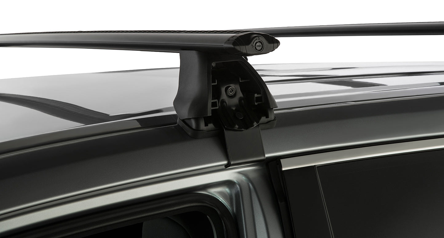 Vortex 2500 Black 2 Bar Roof Rack