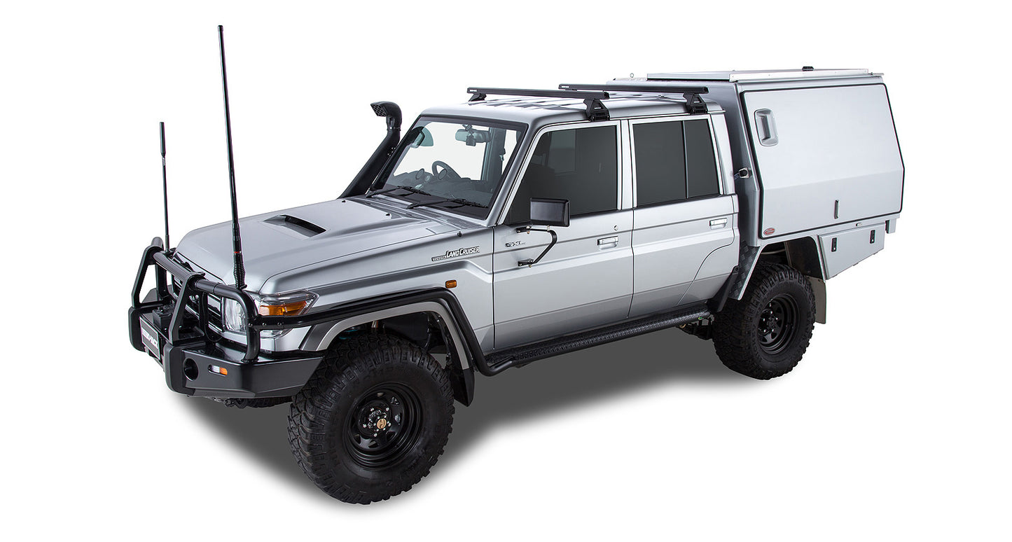 Heavy Duty RL150 Black 2 Bar Roof Rack