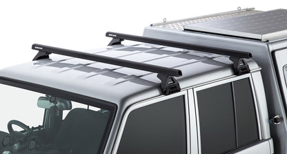Heavy Duty RL110 Black 2 Bar Roof Rack