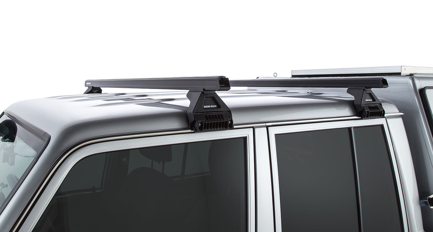Heavy Duty RL150 Black 2 Bar Roof Rack