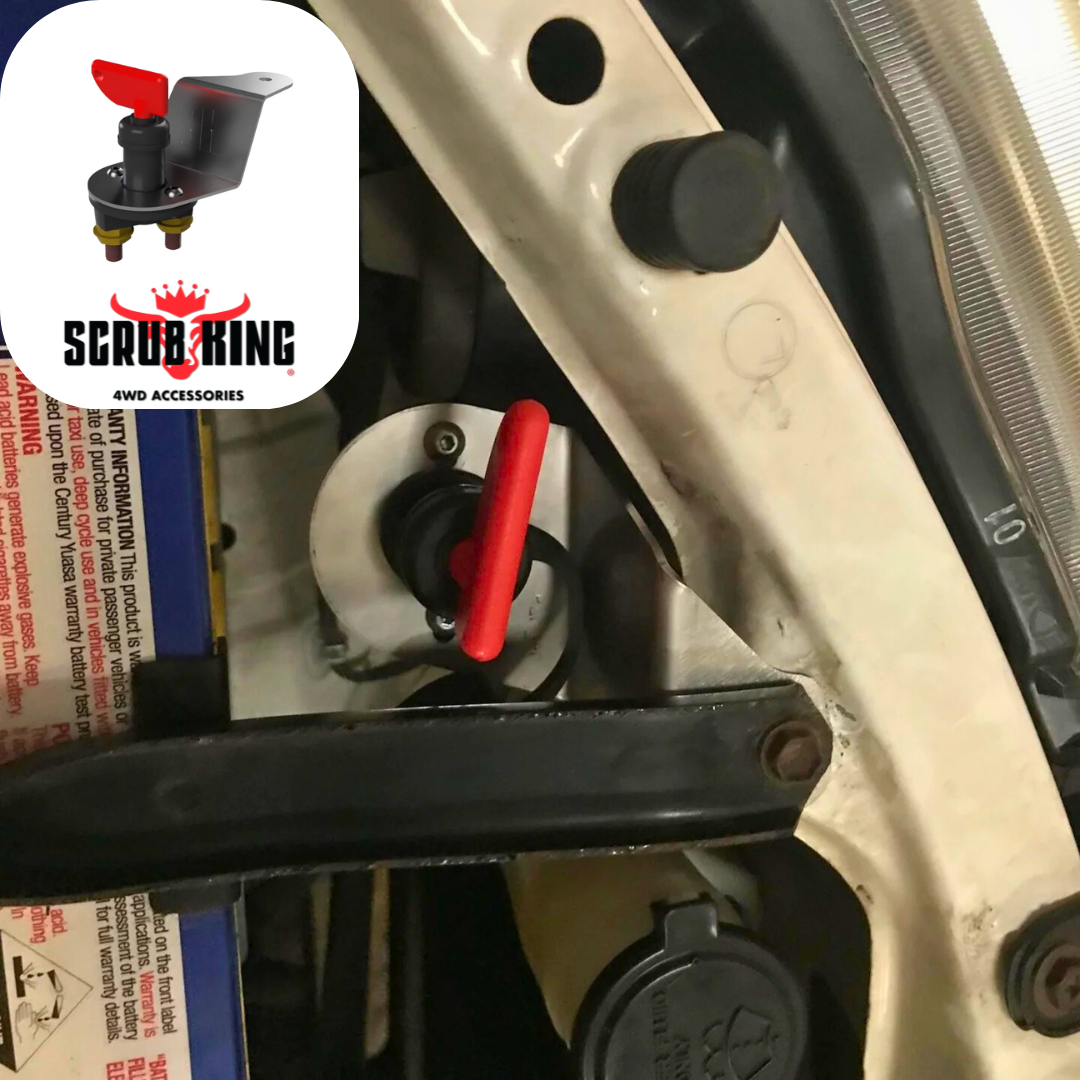 2005-2015 Toyota Hilux N70 12V Winch/Battery Isolator Switch & Mount