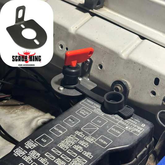 Toyota Landcruiser 90 Series 12V Winch/Battery Isolator Switch & Mount