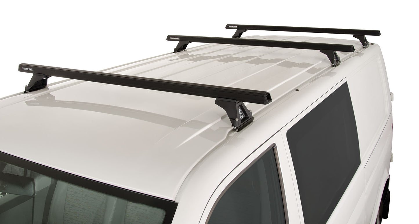 Heavy Duty RLTF Black 3 Bar Roof Rack