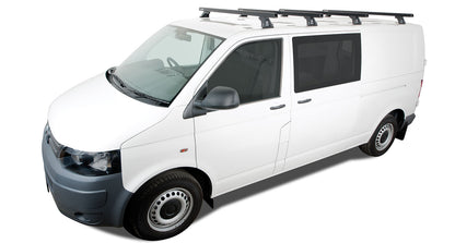 Heavy Duty RLTF Black 4 Bar Roof Rack