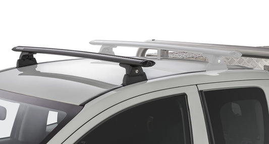 Vortex RLT600 Ditch Mount Black 1 Bar Roof Rack (Front)