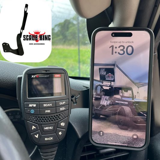 2015-2025 Toyota Hilux Phone and UHF Mount