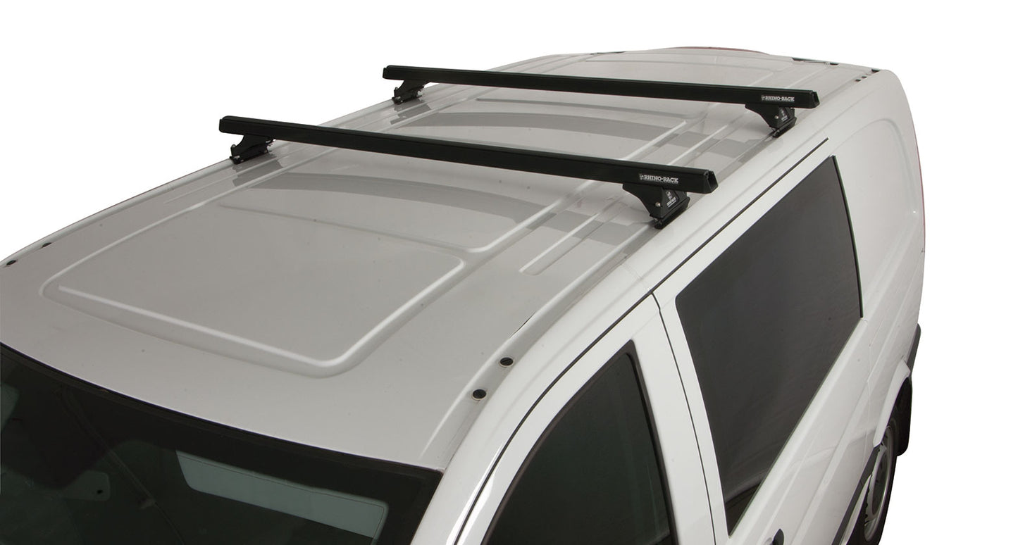 Heavy Duty RLTP Black 2 Bar Roof Rack