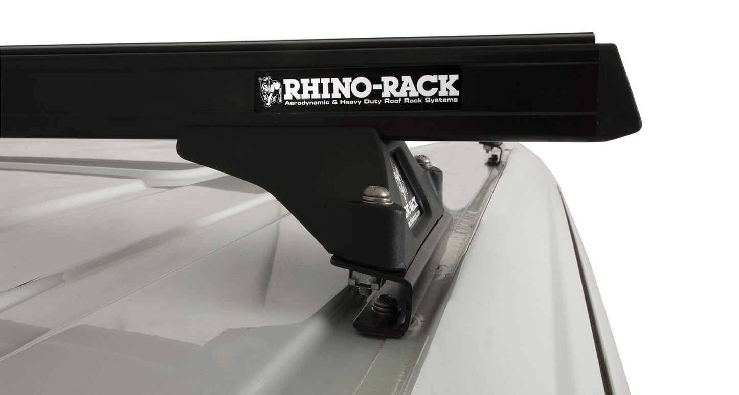 Heavy Duty RLTP Black 2 Bar Roof Rack