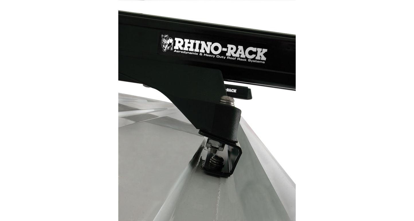 Heavy Duty RLTP Black 2 Bar Roof Rack