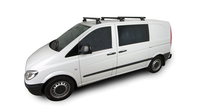 Heavy Duty RLTP Black 3 Bar Roof Rack