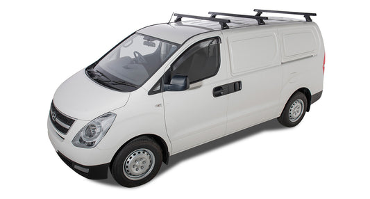 Heavy Duty RLTF Black 3 Bar Roof Rack