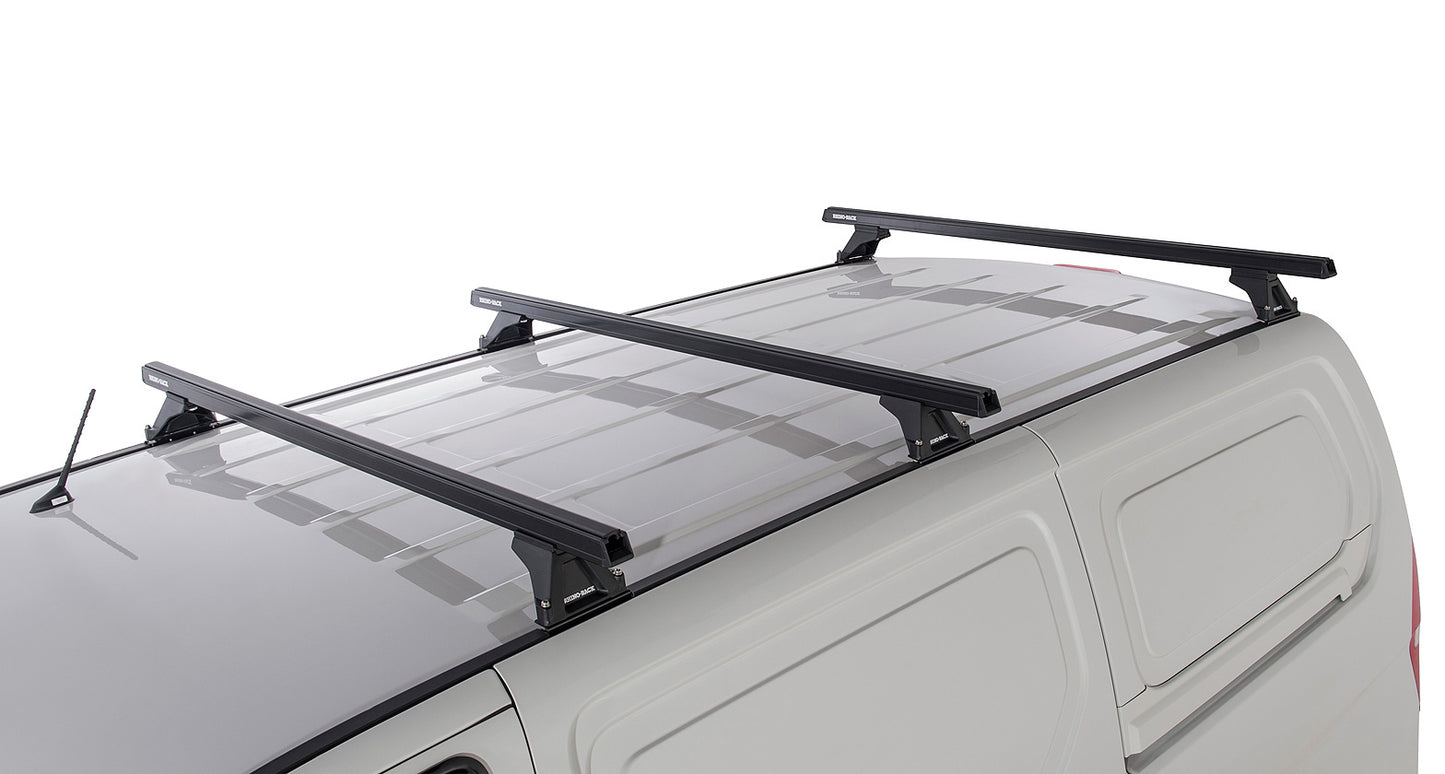 Heavy Duty RLTF Black 3 Bar Roof Rack